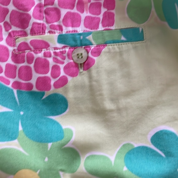 Vintage Lilly Pulitzer pineapple skirt size 10 white label - Picture 4 of 4